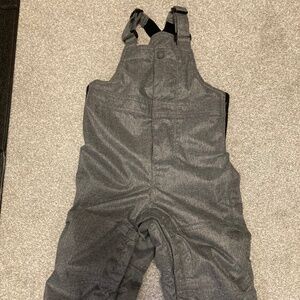 Baby Gap Toddler Snow Bib Overalls / snowpants 12-18M gray